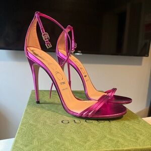 Pink gucci heels